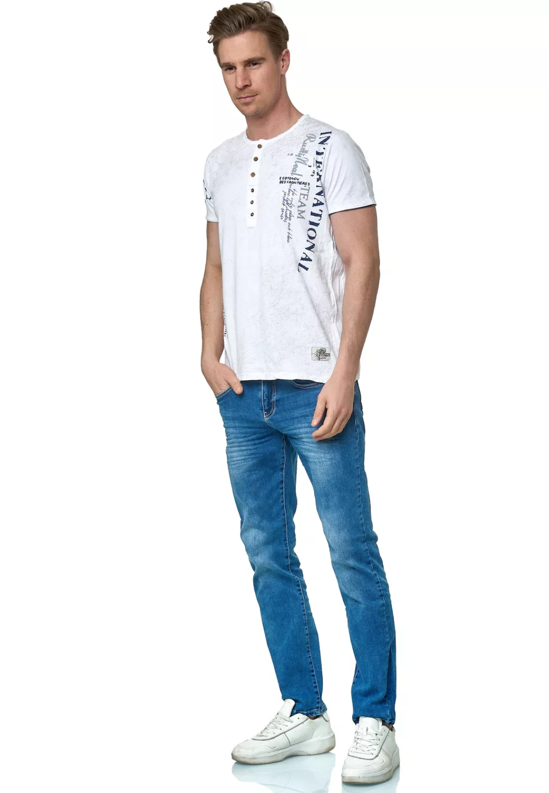 Rusty Neal T-Shirt, mit coolem Logo-Print günstig online kaufen