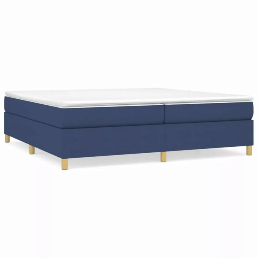 Vidaxl Boxspringbett Dunkelbraun 200x200 Cm Stoff günstig online kaufen