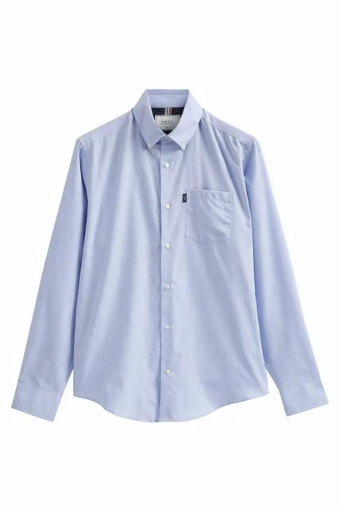 Next Kurzarmhemd Bügelleichtes Regular Fit Oxfordhemd Kurzarm (1-tlg) günstig online kaufen