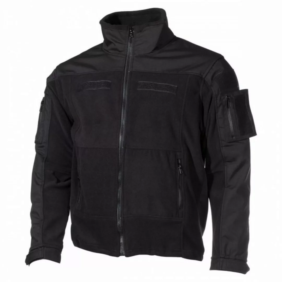 MFHHighDefence Fleecejacke Fleece-Jacke, Combat, schwarz - XL günstig online kaufen