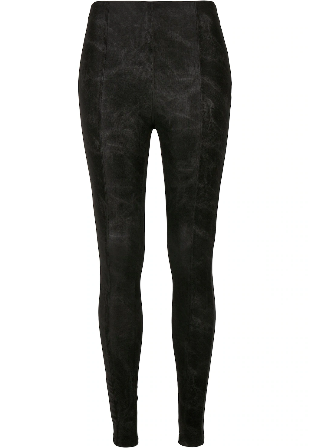 URBAN CLASSICS Leggings "Urban Classics Damen Ladies Washed Faux Leather Pa günstig online kaufen