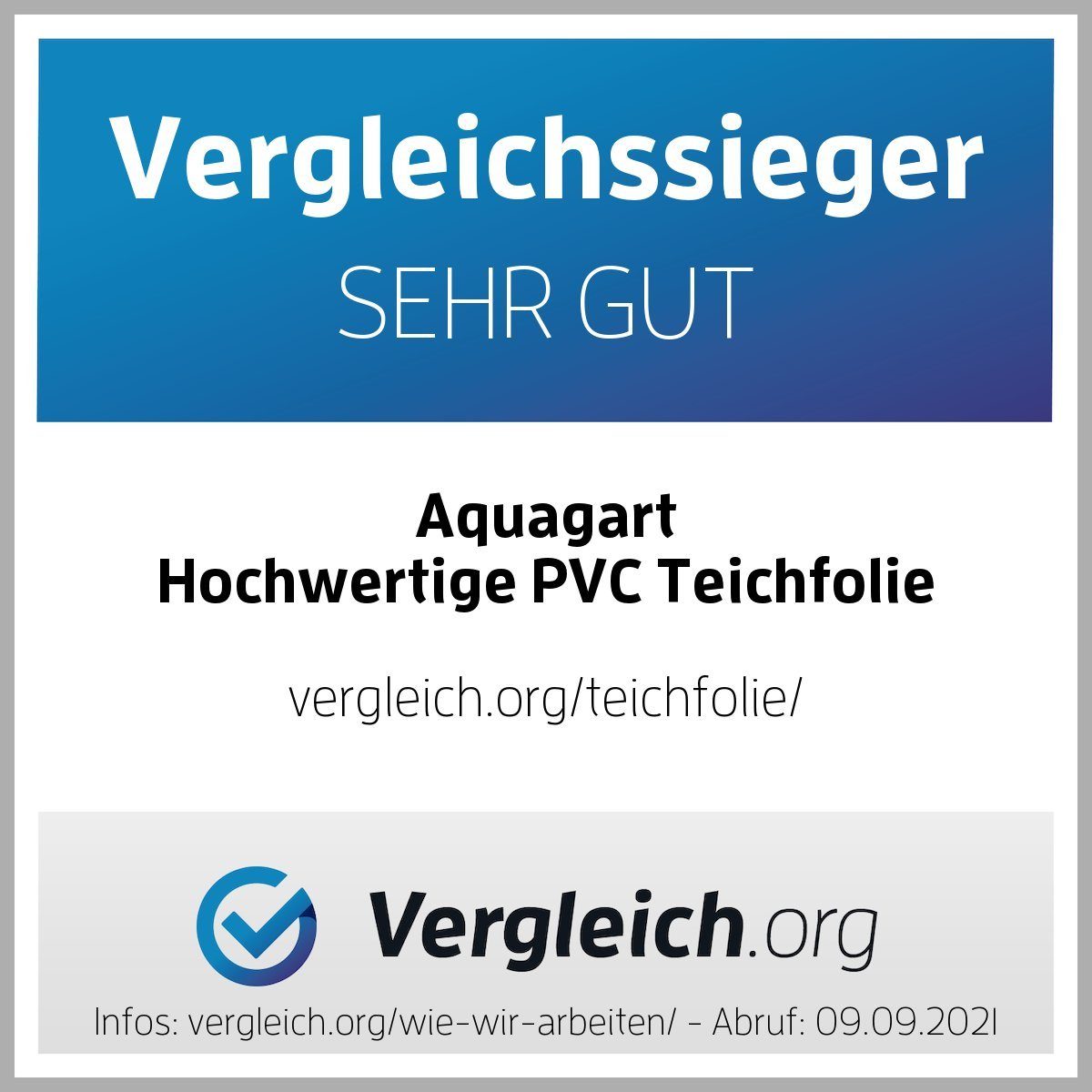 Aquagart Teichfolie Teichfolie PVC 6m x günstig online kaufen