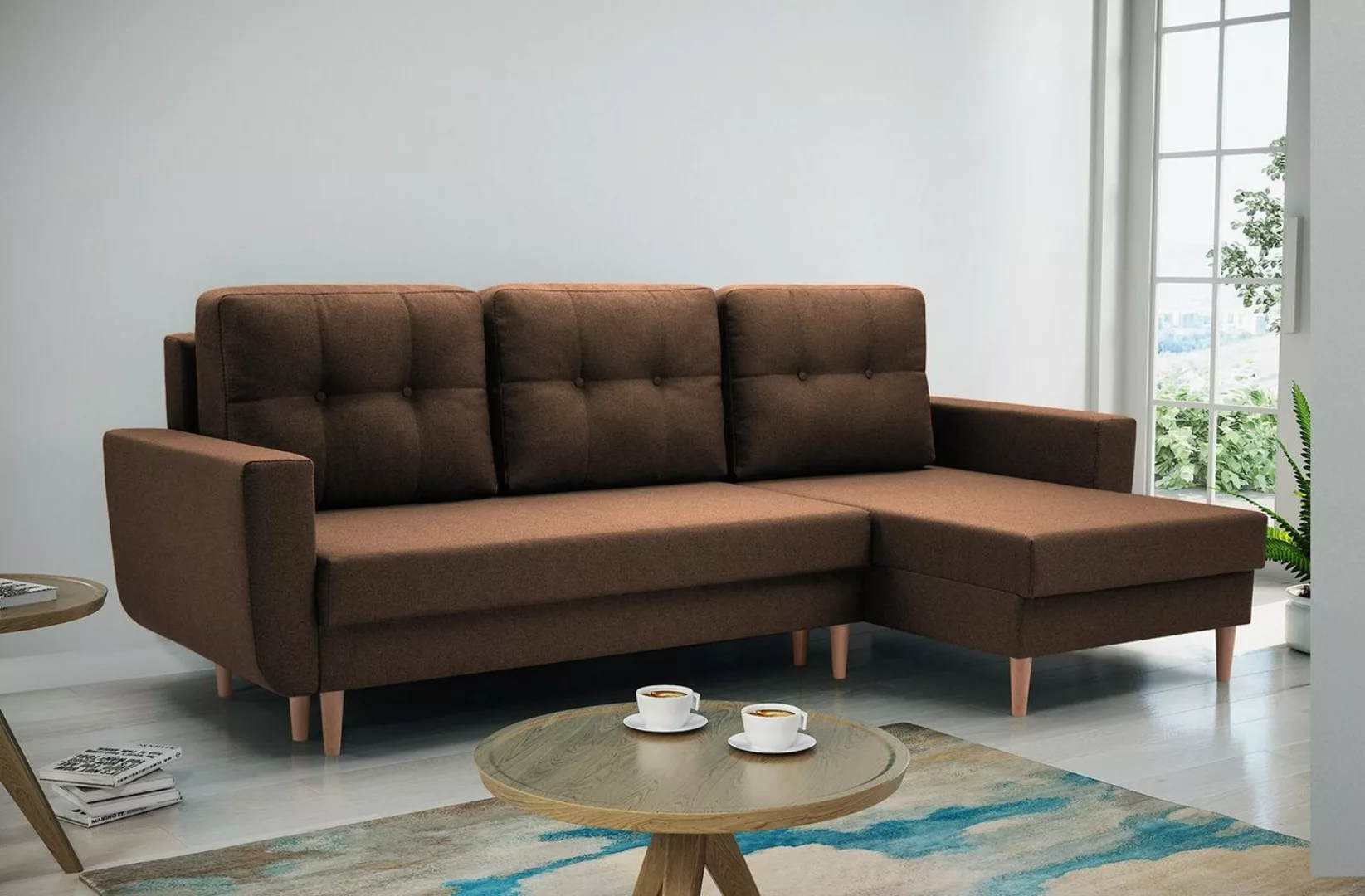 Beautysofa Polsterecke Couch Sofa Ecksofa ONLY, Die Lieferung beinhaltet di günstig online kaufen