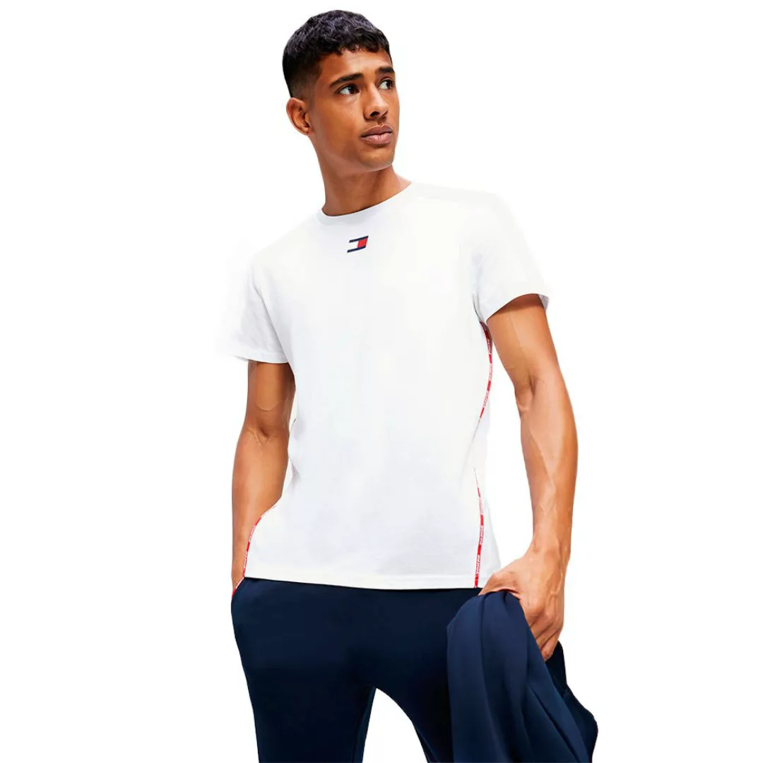 Tommy Hilfiger Sportswear Piping Top Kurzärmeliges T-shirt XL White günstig online kaufen