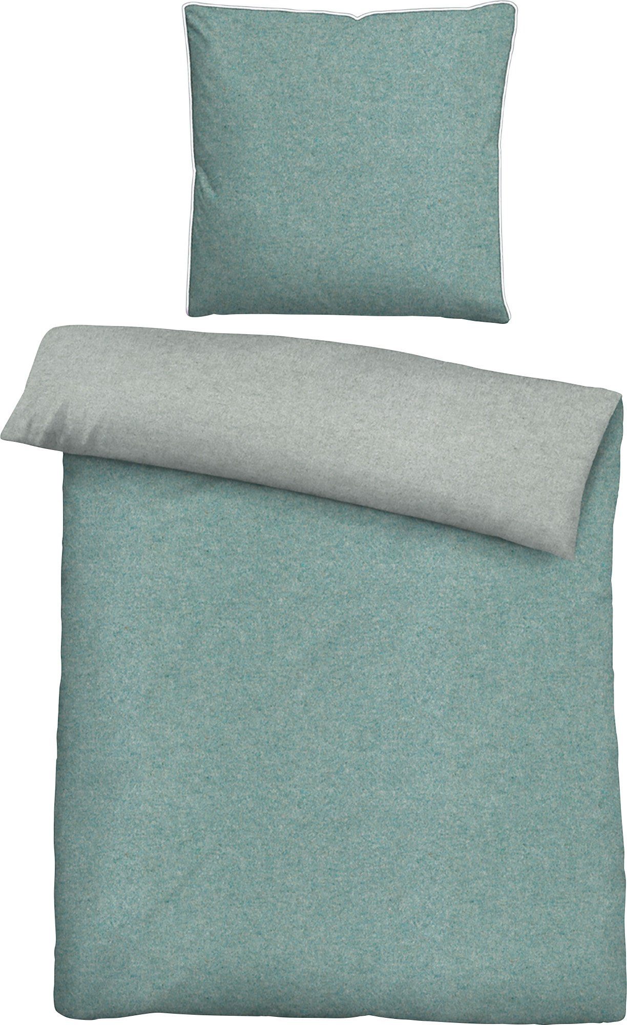 Biberna Wendebettwäsche Hermal, Flanell, 2 teilig, günstig online kaufen