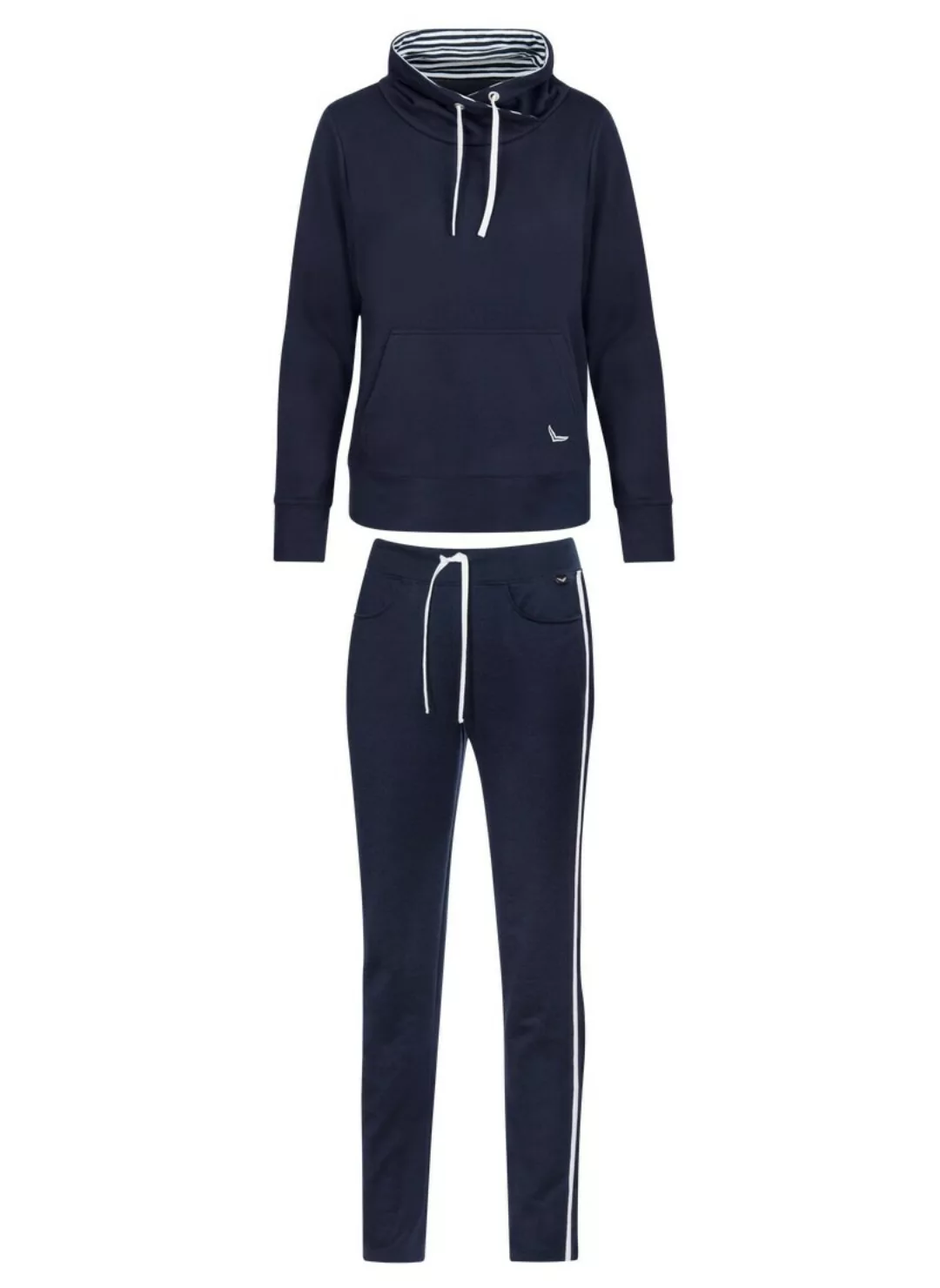 Trigema Jogginganzug "TRIGEMA Homewear Set im maritimen Look", (1 tlg.) günstig online kaufen