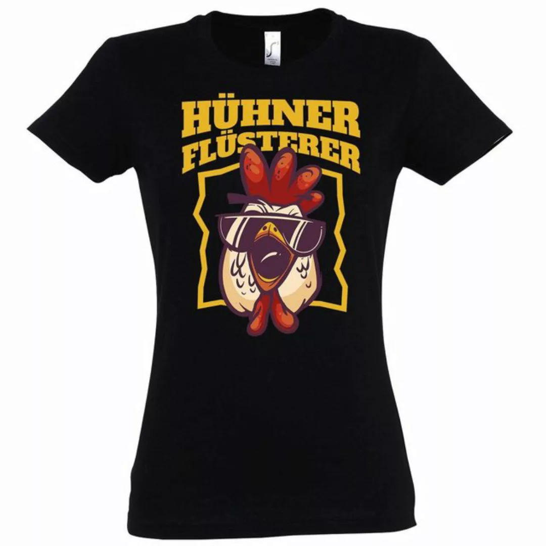 Youth Designz T-Shirt "Hühner Flüsterer" Damen Shirt mit trendigem Frontpri günstig online kaufen