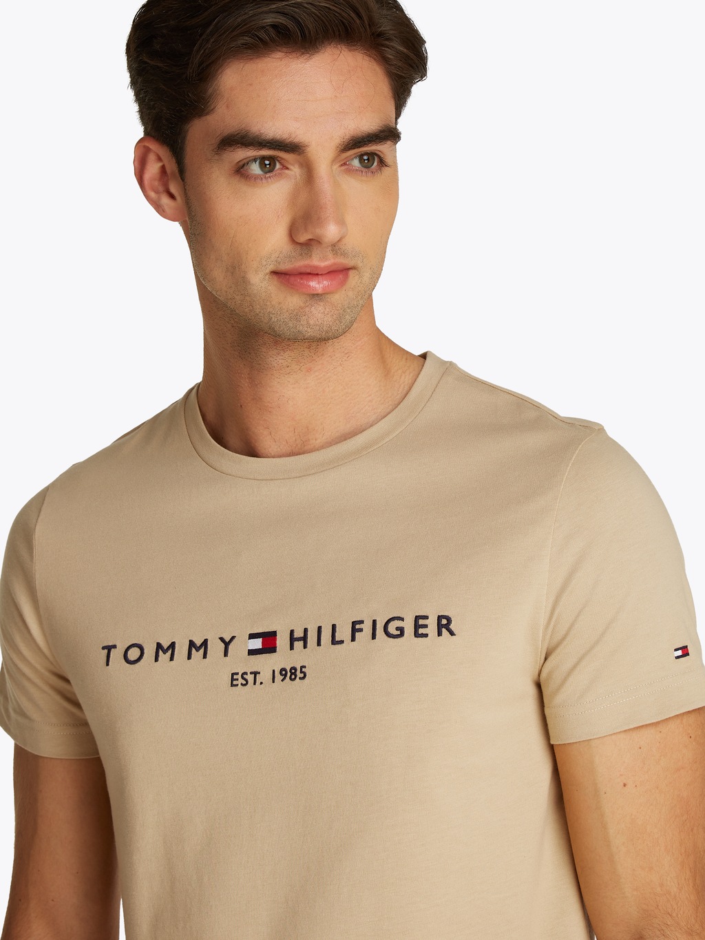 Tommy Hilfiger T-Shirt "TOMMY LOGO TEE", aus reiner, nachhaltiger Baumwolle günstig online kaufen