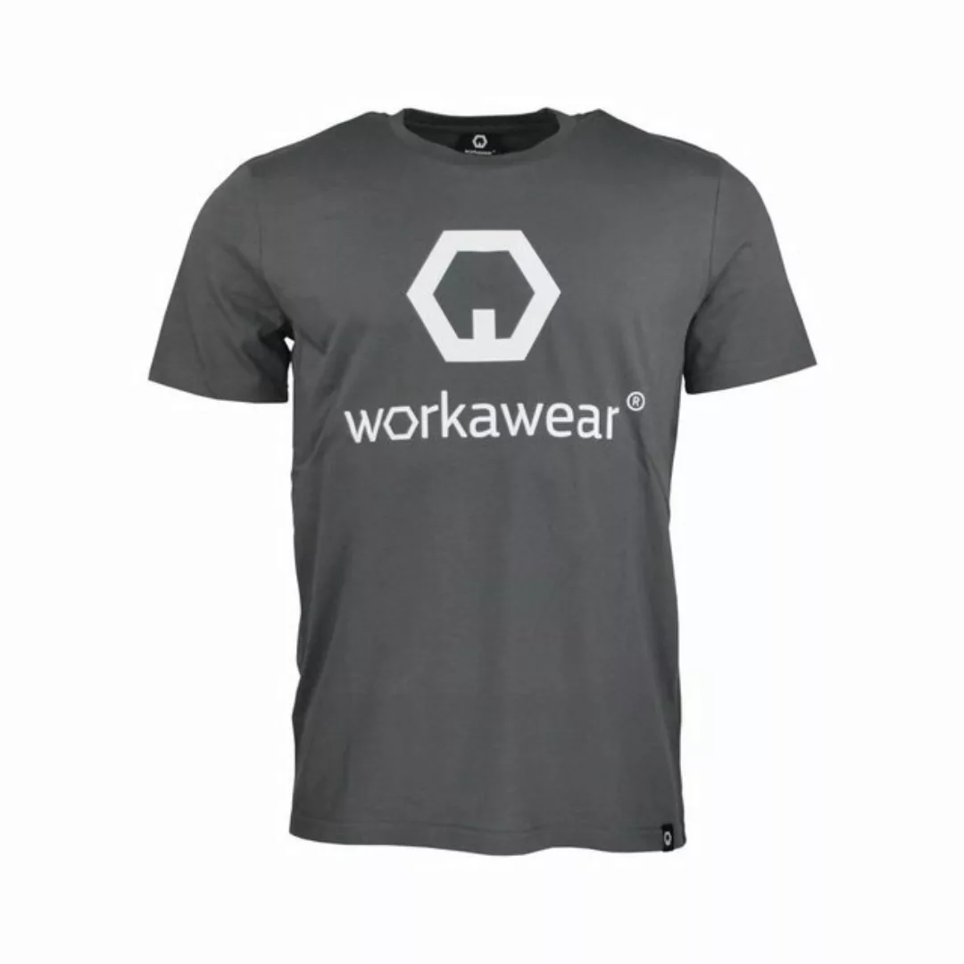 workawear T-Shirt Nachhaltig Basic T-Shirt Unisex 100% Bio Baumwolle, Vegan günstig online kaufen