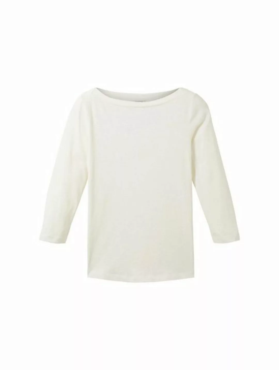 TOM TAILOR T-Shirt 3/4 Arm Shirt mit Bio-Baumwolle günstig online kaufen