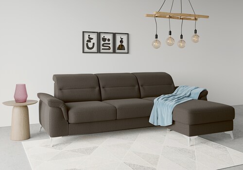 sit&more Ecksofa "Sinatra L-Form", mit Recamiere, optinal mit Kopfteilverst günstig online kaufen