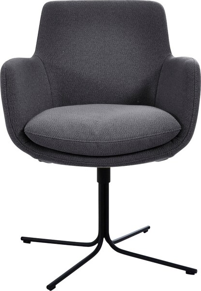 K+W Komfort & Wohnen Drehstuhl »Pego«, Flachgewebe Q2 2250, filigranem 4-Fu günstig online kaufen
