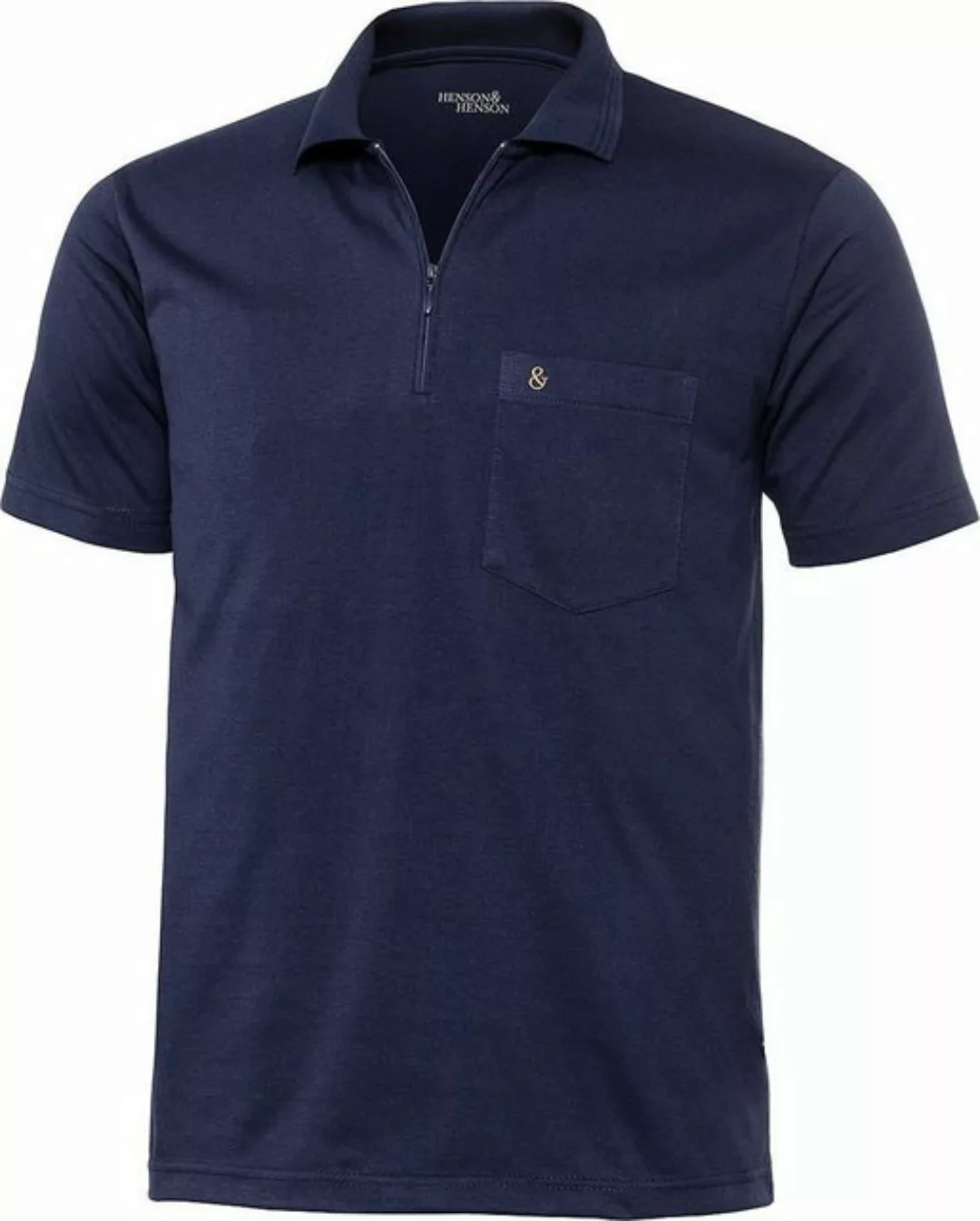 HENSON&HENSON Poloshirt Superweiches Jersey-Gewebe günstig online kaufen