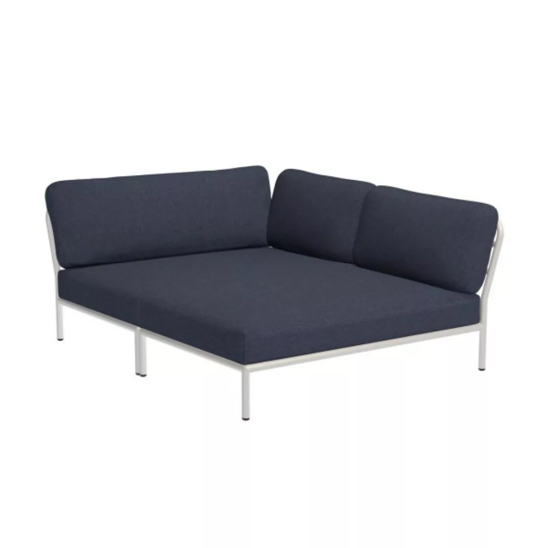 LEVEL Outdoor Eck-Sofa Lounge-Modul 5 Indigo Weiß Rechts günstig online kaufen