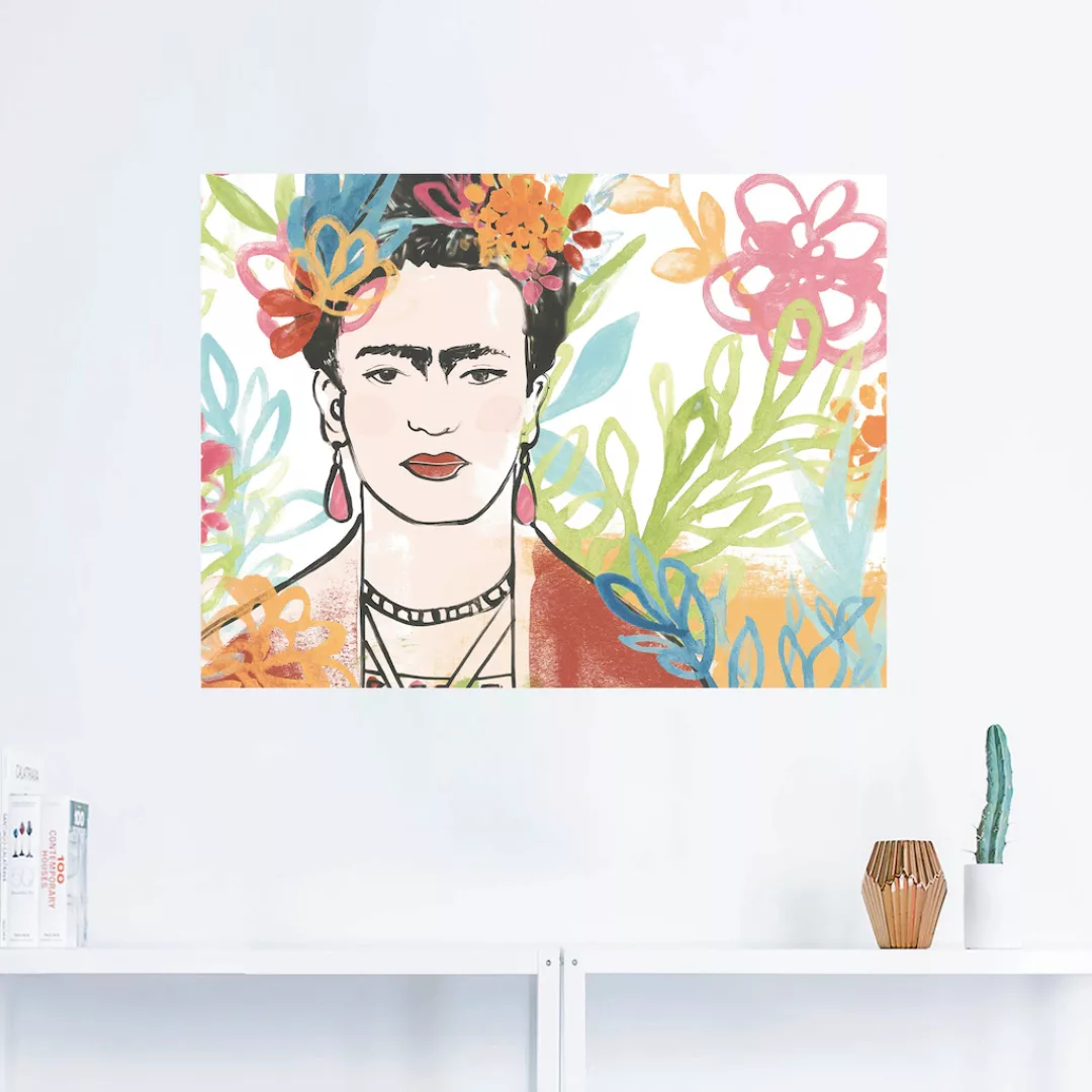 Artland Wandfolie »Porträt von Frida Collection A«, Bilder von Frauen, (1 S günstig online kaufen