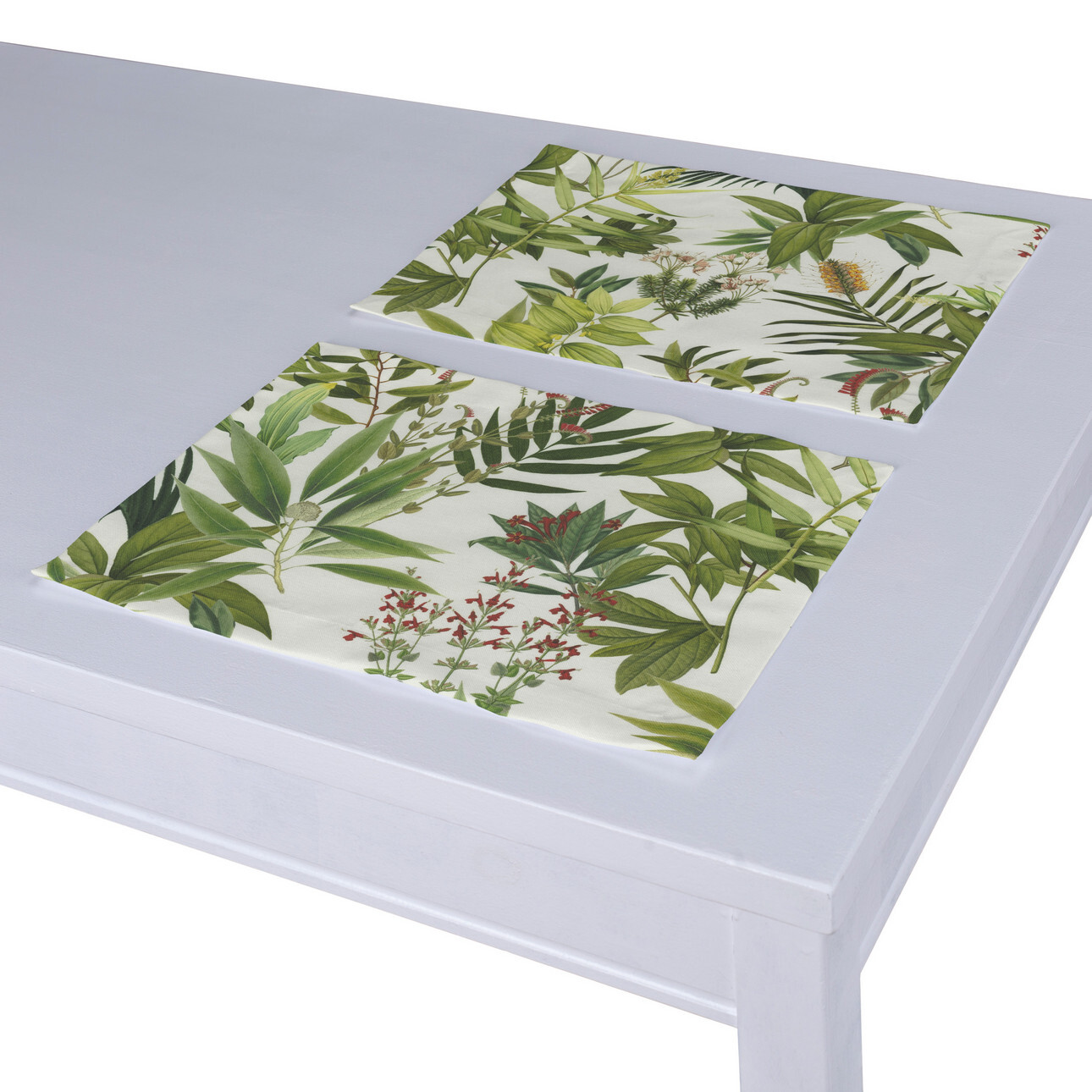 Tischset 2 Stck., grün-weiß, 30 x 40 cm, Tropical Island (143-69) günstig online kaufen