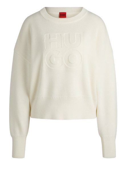 HUGO Strickpullover Sisminye (1-tlg) günstig online kaufen