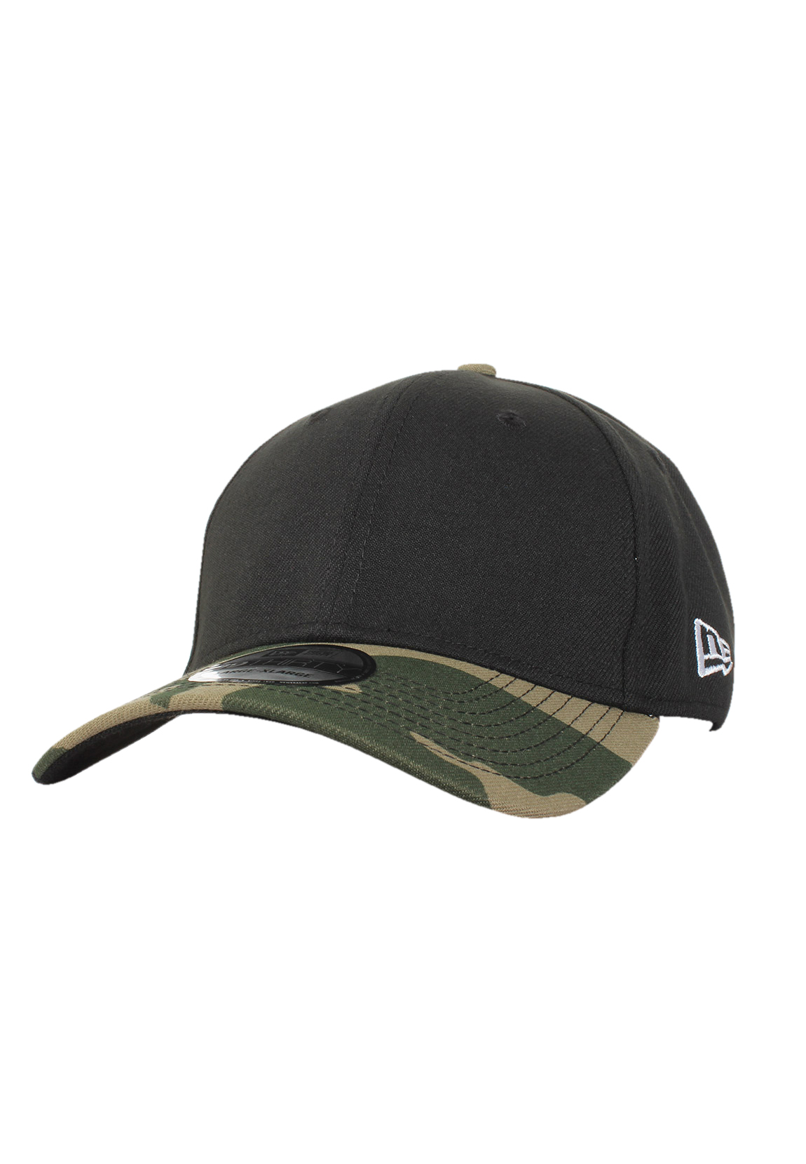 New Era 3930 Blank 39Thirty Cap NE BASIC BLANK Schwarz Camo günstig online kaufen