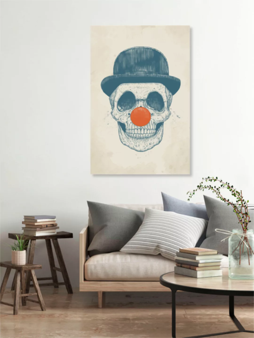 Poster / Leinwandbild - Dead Clown günstig online kaufen