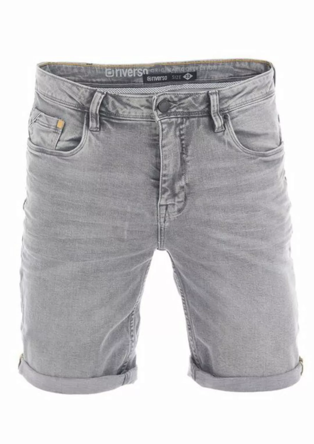 riverso Jeans Shorts Herren Stretch Kurz Regular Fit RIVUdo günstig online kaufen