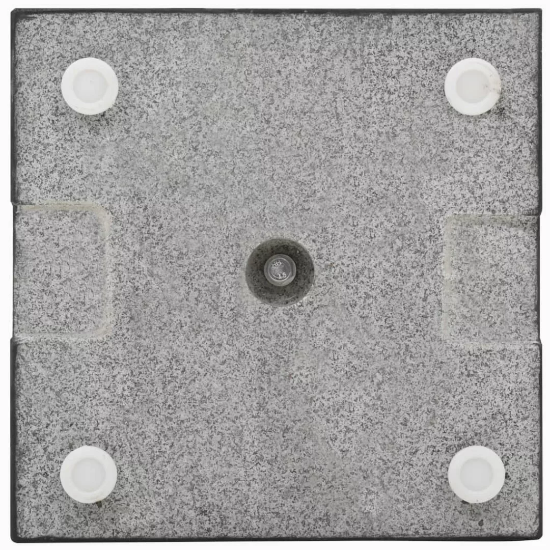 Sonnenschirmständer Granit 20 Kg Quadrat Schwarz günstig online kaufen