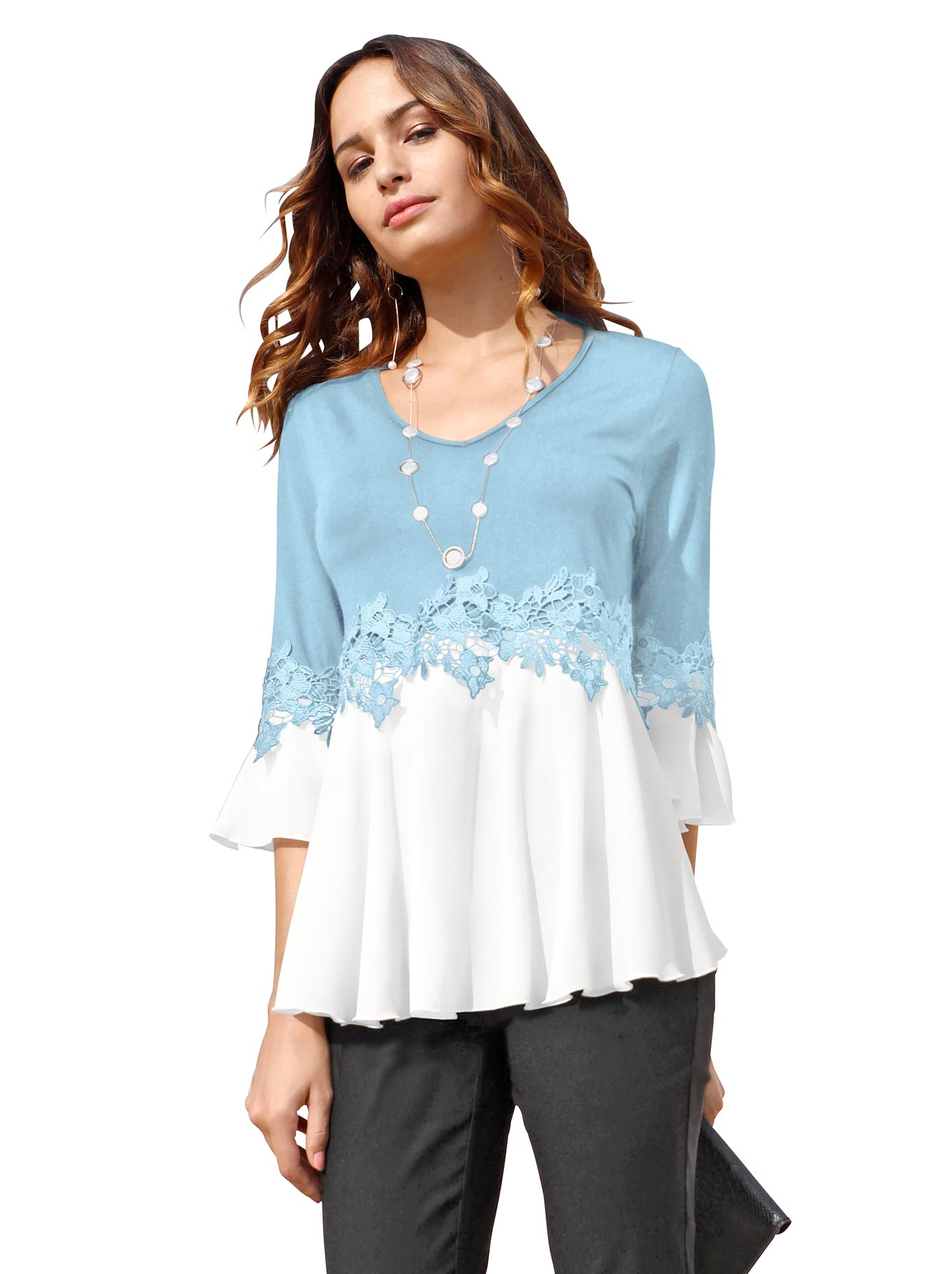 Lady V-Shirt "Shirt", (1 tlg.) günstig online kaufen