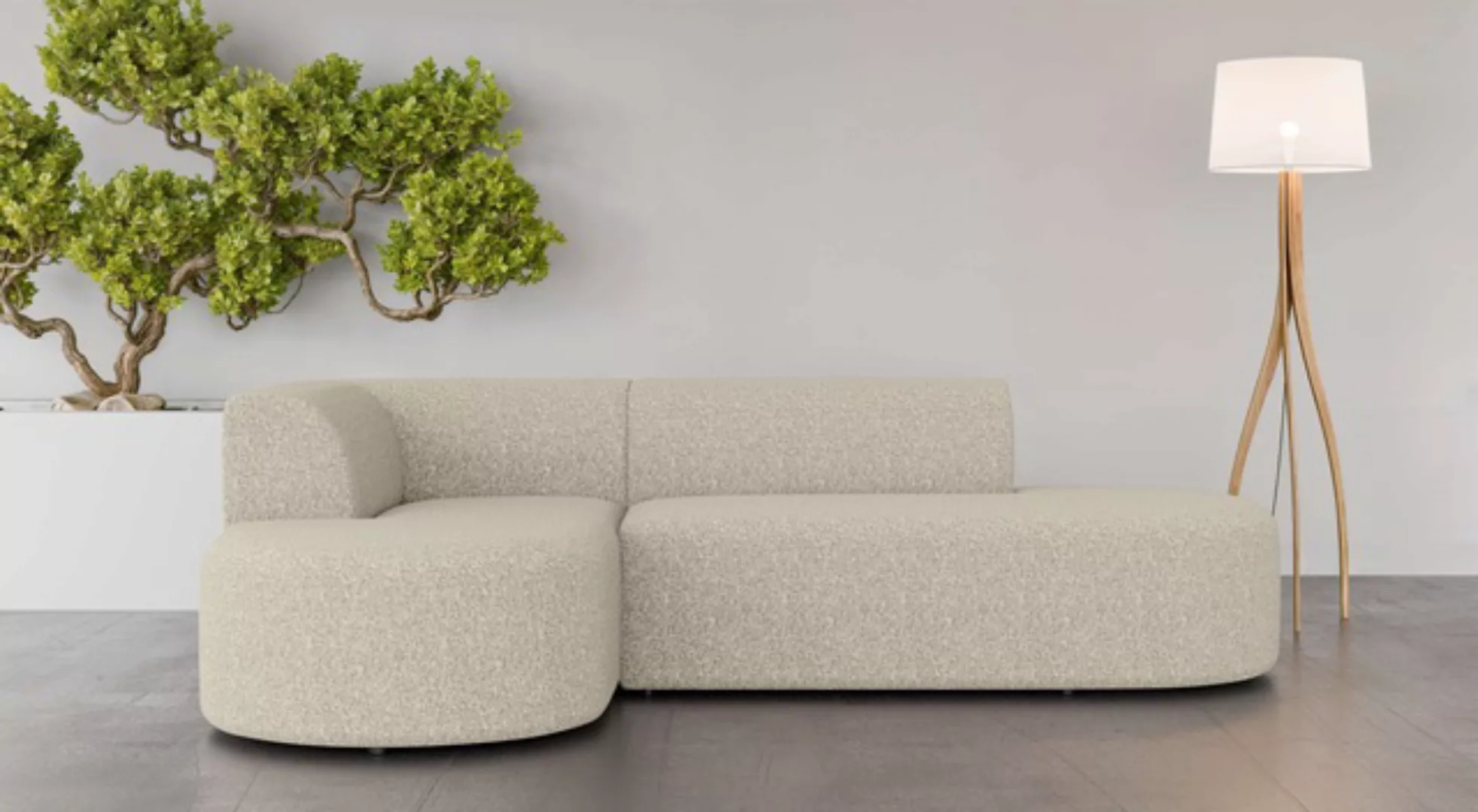 andas Ecksofa »Ecksofa Tvinne mit Ottomane links oder rechts bestellbar«, L günstig online kaufen