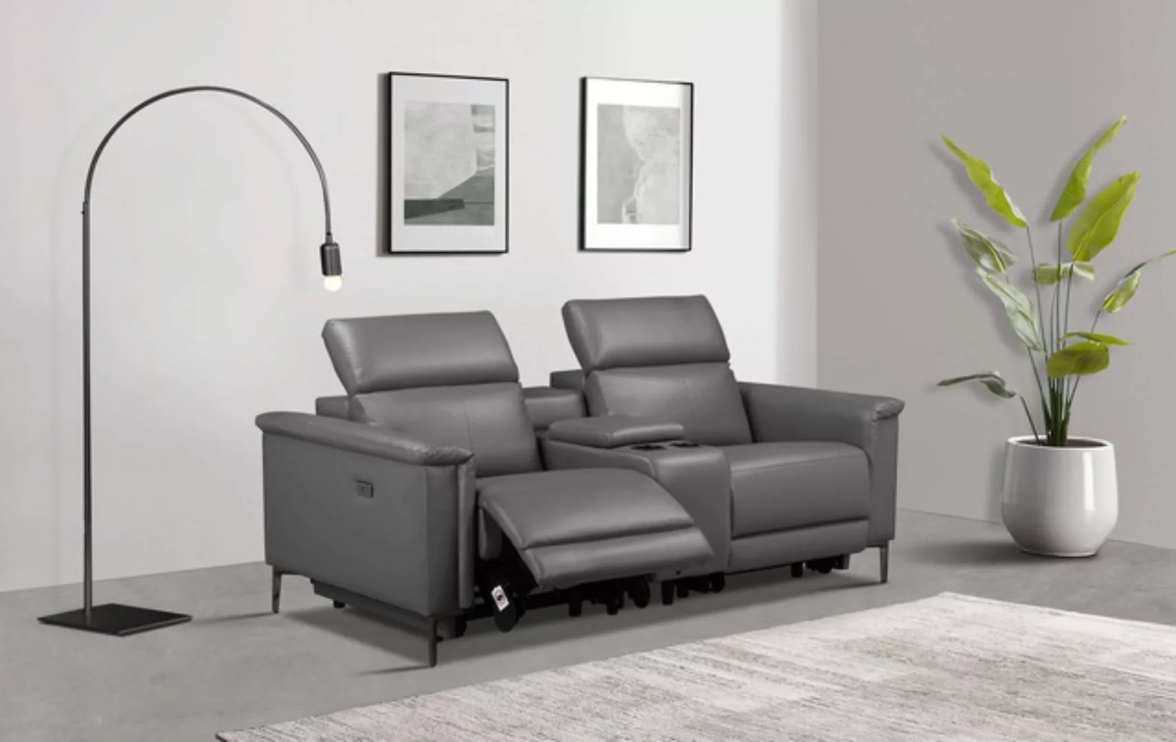 Places of Style 2-Sitzer »Lund, 2er-Kinosofa, TV-Sessel, Multimedia-Sofa,«, günstig online kaufen