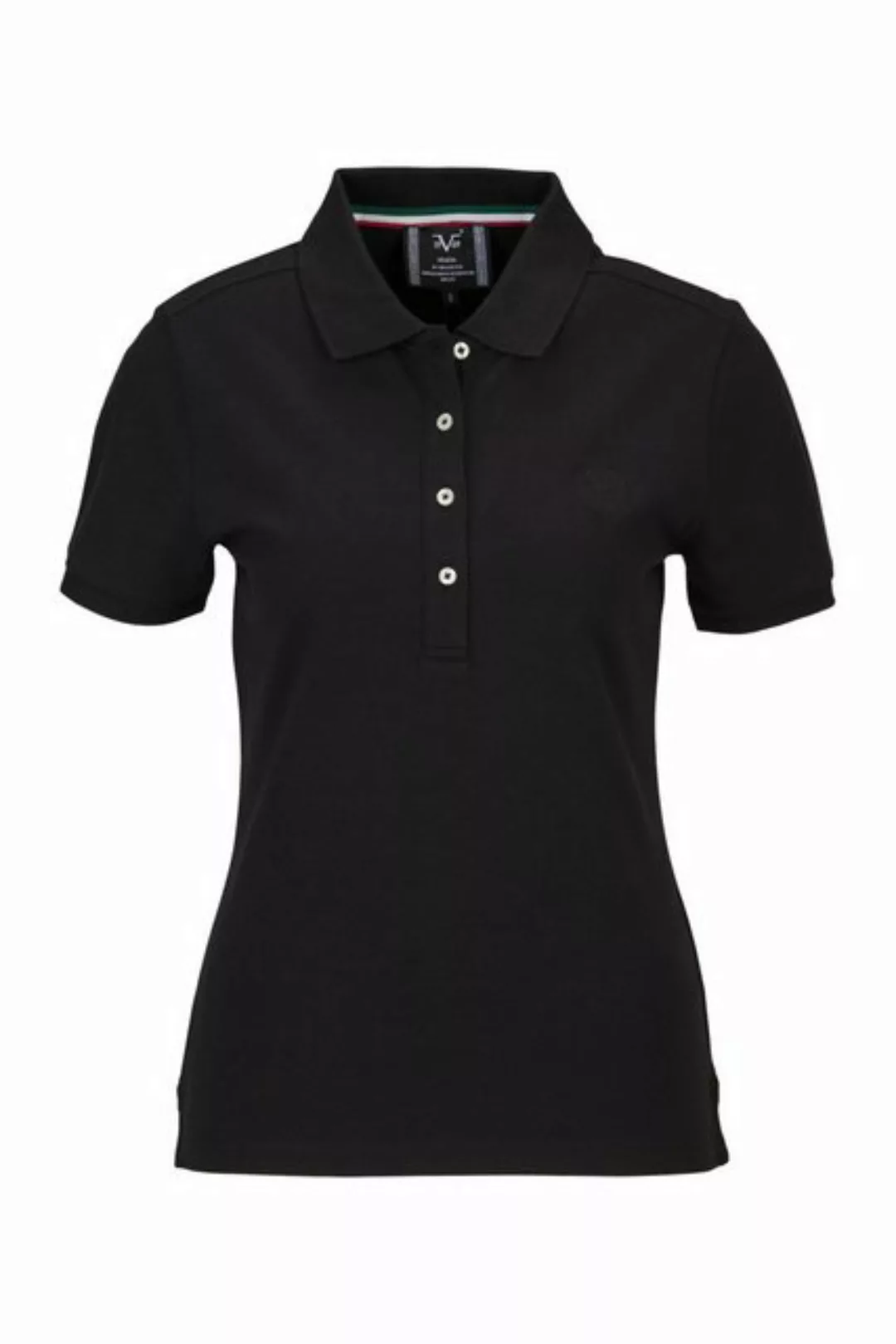 19V69 ITALIA Poloshirt BIBI Damen-Poloshirt mit dezentem Logo-Detail günstig online kaufen