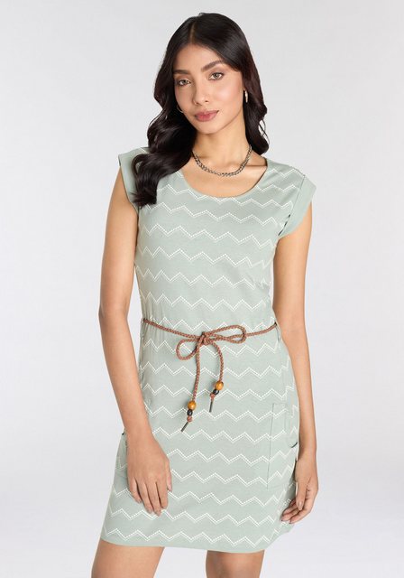 KangaROOS Jerseykleid (Set, mit abnehmbarem Gürtel) mit modischem Punkte-De günstig online kaufen