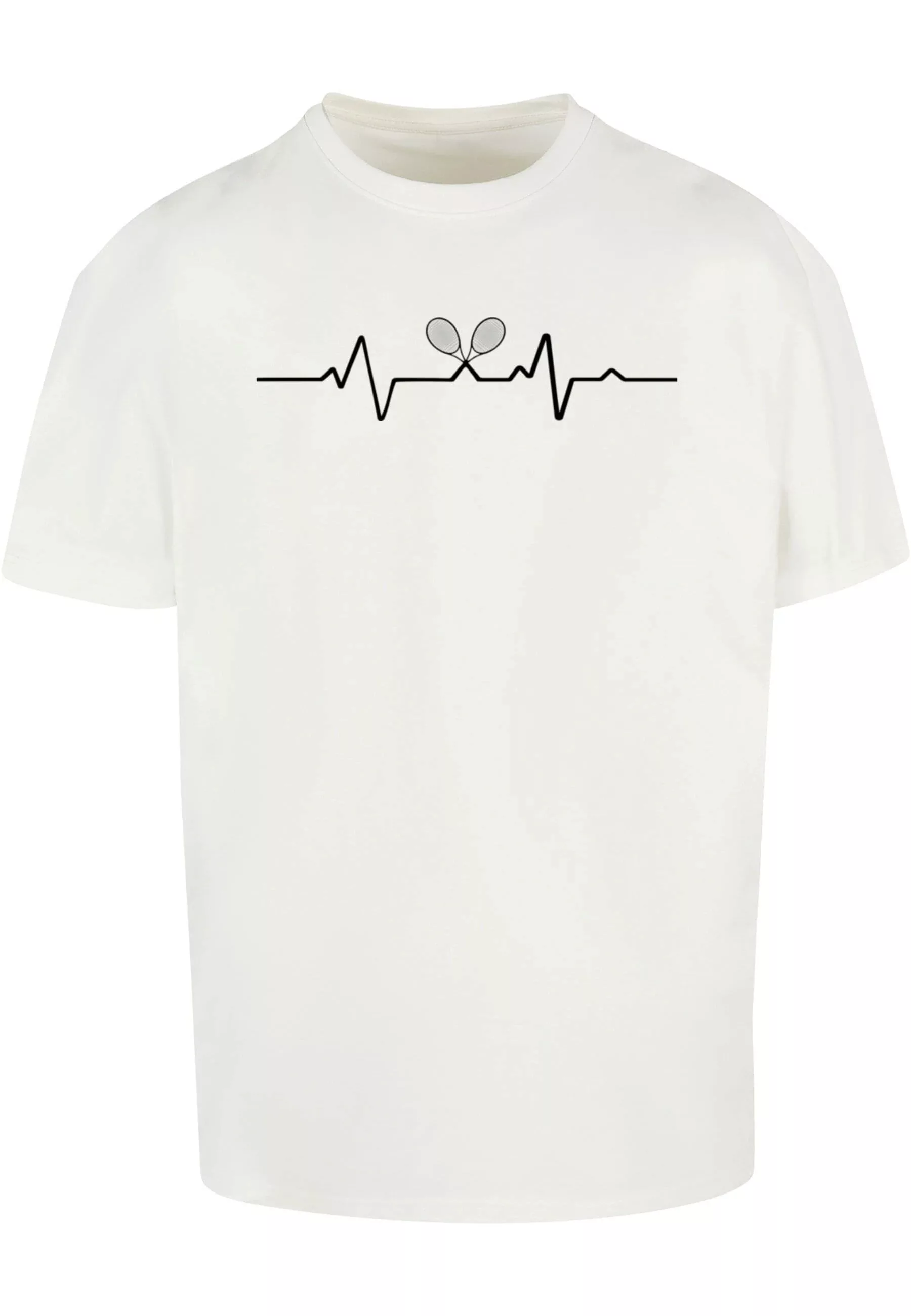 Merchcode T-Shirt "Merchcode Herren Tennis Beats Heavy Oversized Tee" günstig online kaufen