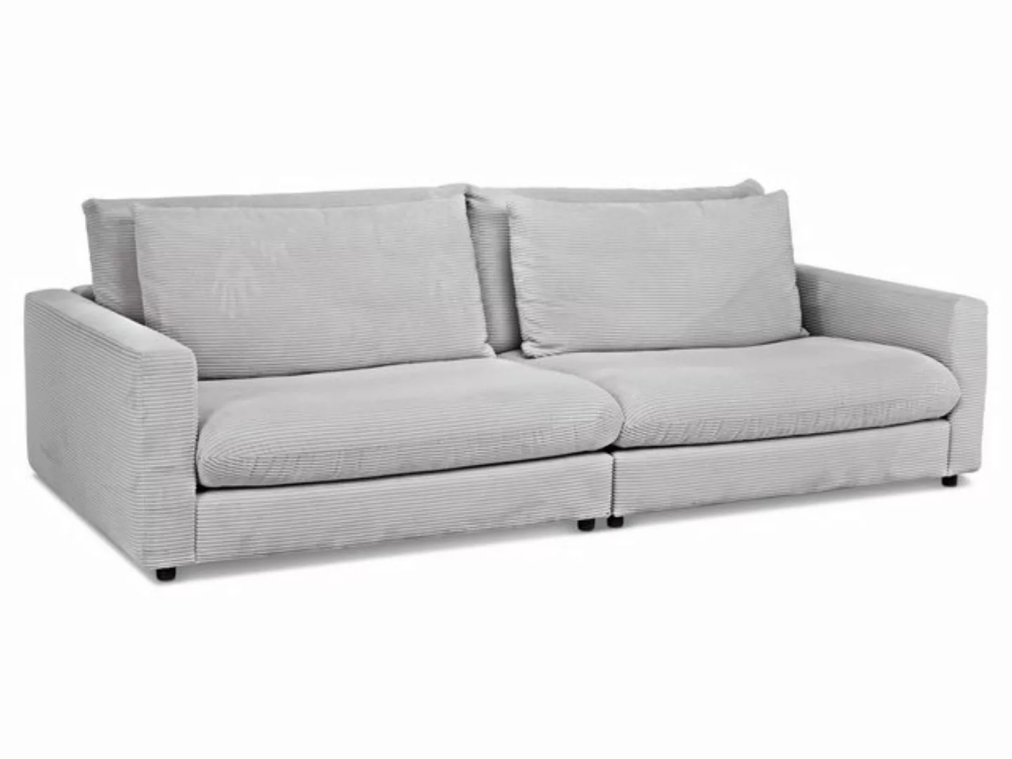 SANSIBAR Living Sofa Sofa SANSIBAR DAGEBÜLL BHT 268x87x127 cm grau Couch Ei günstig online kaufen