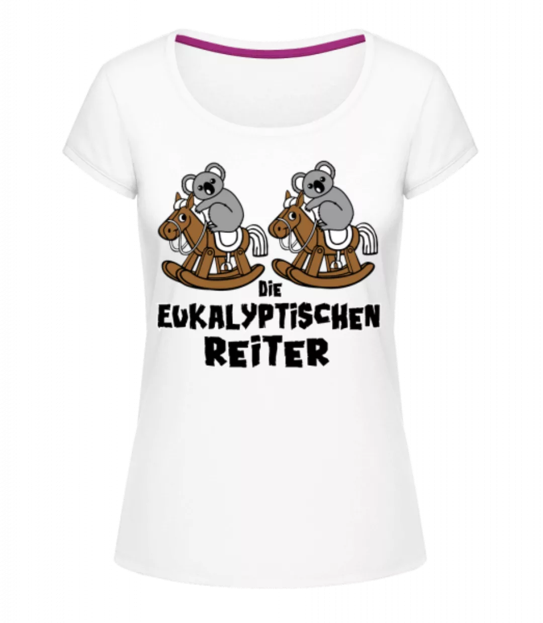 Die Eukalyptischen Reiter · Frauen T-Shirt U-Ausschnitt günstig online kaufen