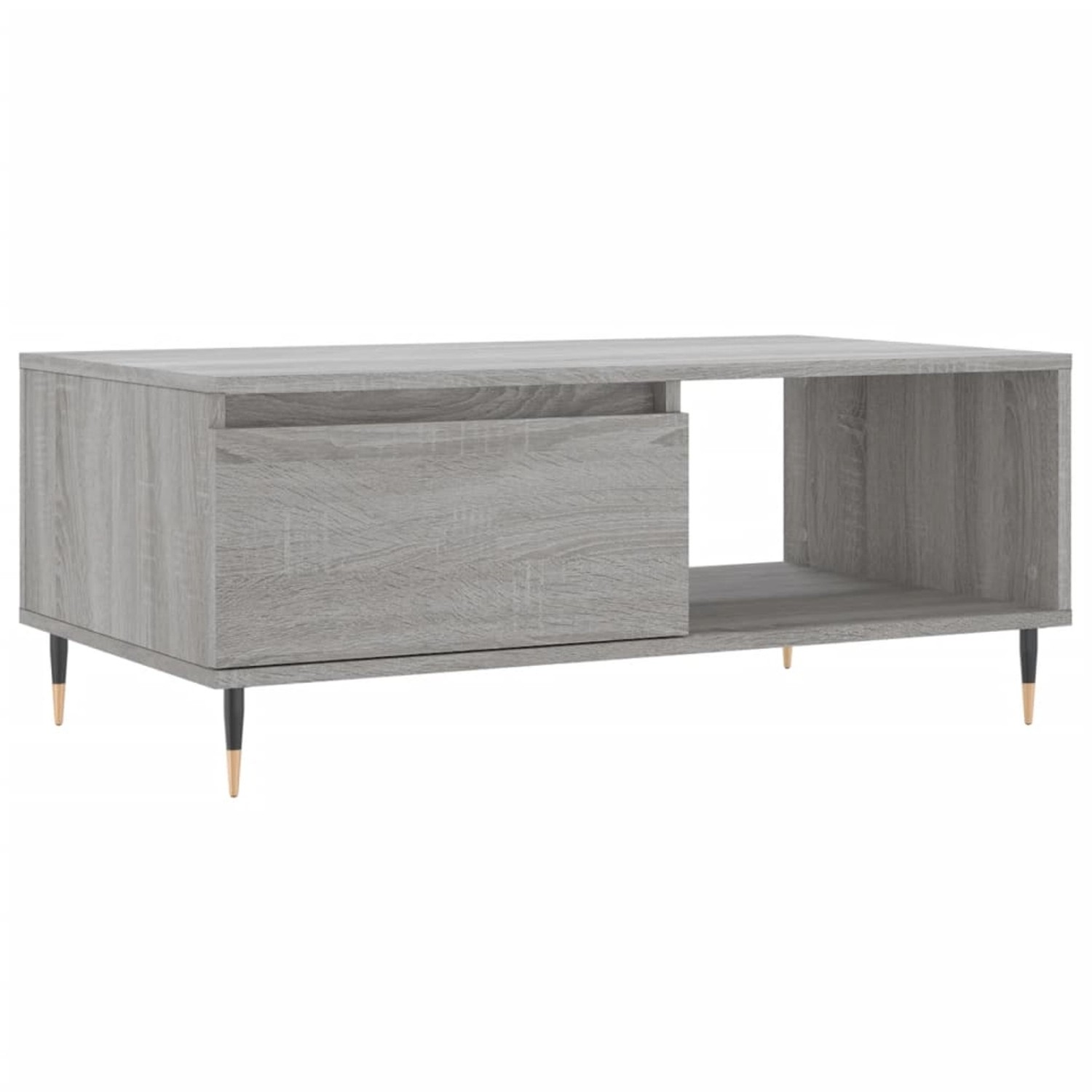 vidaXL Couchtisch Grau Sonoma 90x50x36,5 cm Holzwerkstoff Modell 13 günstig online kaufen