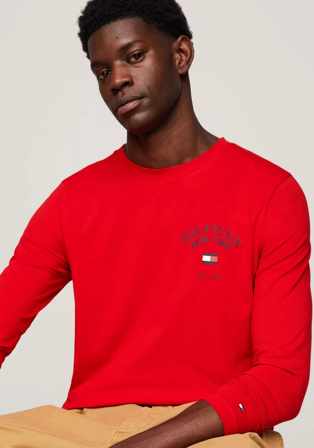 Tommy Hilfiger Langarmshirt "ARCH VARSITY LS TEE", mit Tommy Hilfiger Print günstig online kaufen