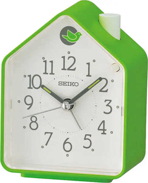 Seiko Quarzwecker mit Vogelstimmen Grün günstig online kaufen