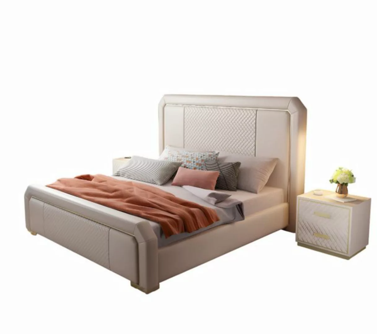 Xlmoebel Bett Exklusives Doppelbett in Designerqualität für erstklassigen ( günstig online kaufen