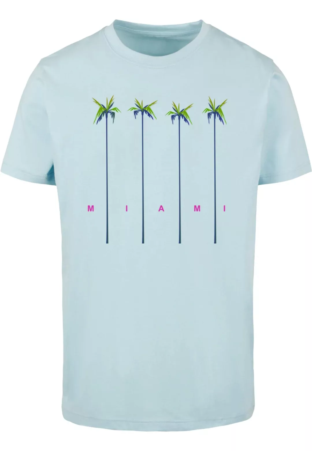 MisterTee T-Shirt "MisterTee Herren Miami Palms Tee", (1 tlg.) günstig online kaufen