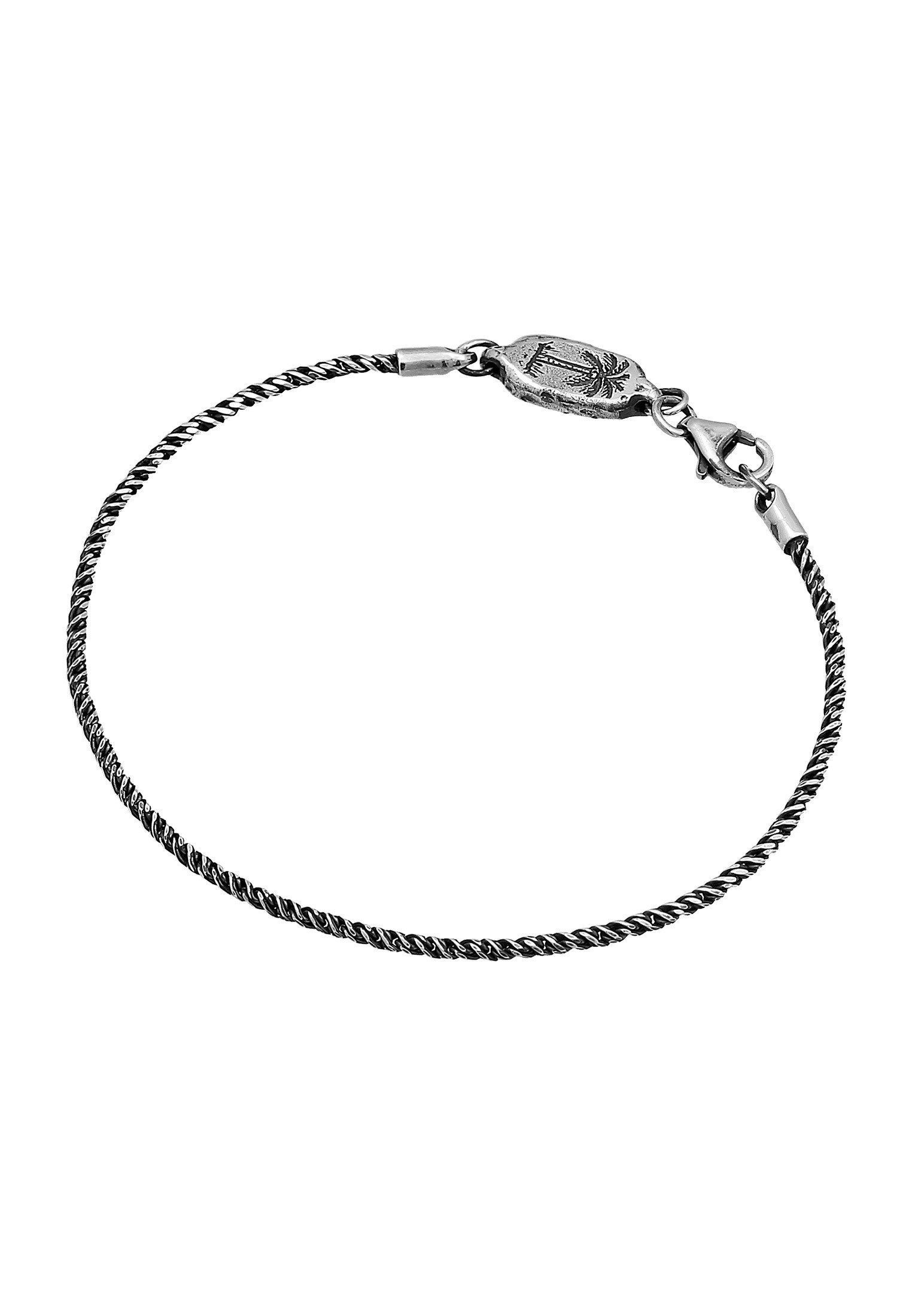 HAZE & GLORY Silberarmband Herren Kordelkette günstig online kaufen