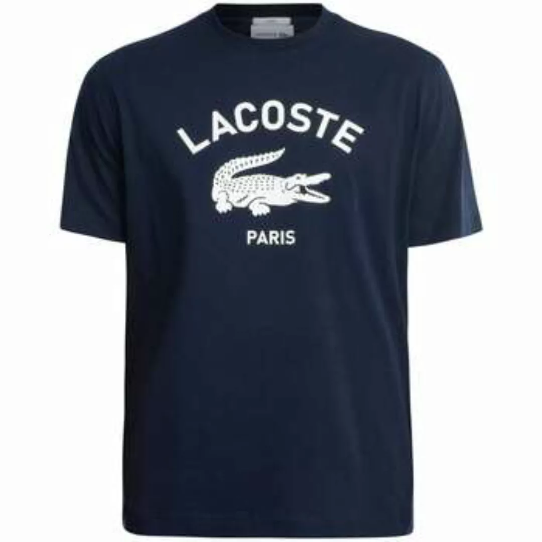 Lacoste  T-Shirt Baumwoll-T-Shirt Mit Signatur-Print günstig online kaufen