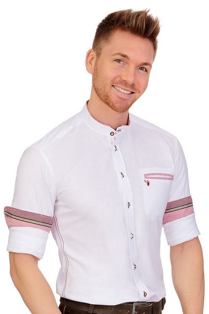 Spieth & Wensky Trachtenhemd Trachtenhemd - NORI - weiß/grün, weiß/rot, wei günstig online kaufen