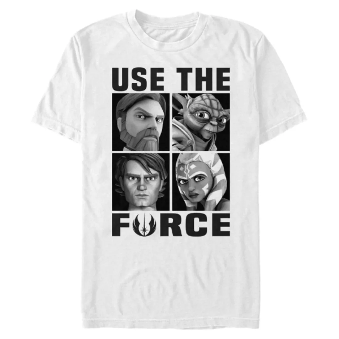 Star Wars - The Clone Wars - Gruppe Force Users - Männer T-Shirt günstig online kaufen