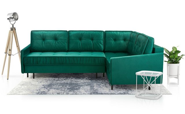 ALTDECOR Ecksofa LASKAN, Couch mit Schlaffunktion, Wohnzimmer - Wohnlandsch günstig online kaufen