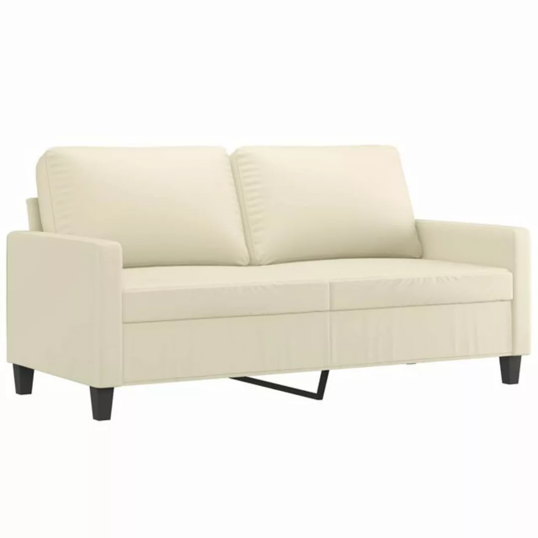 vidaXL Sofa 2-Sitzer-Sofa Creme 140 cm Kunstleder günstig online kaufen