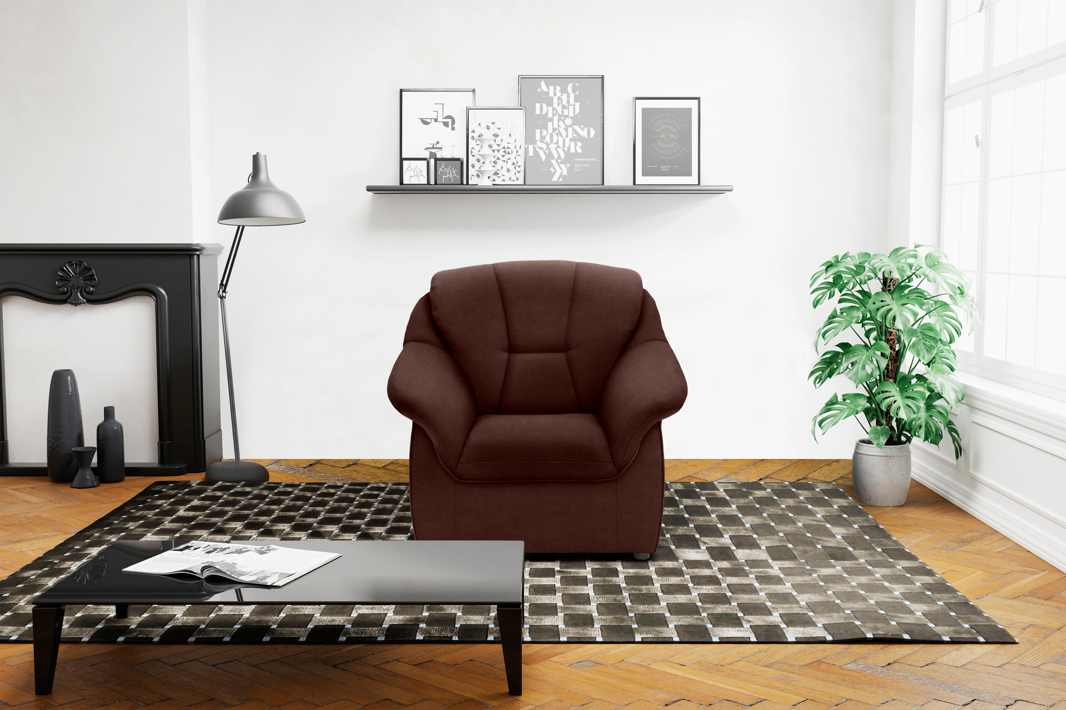 DOMO collection Sessel »Faenza für kleine Räume, zeitlos und elegant, kompa günstig online kaufen