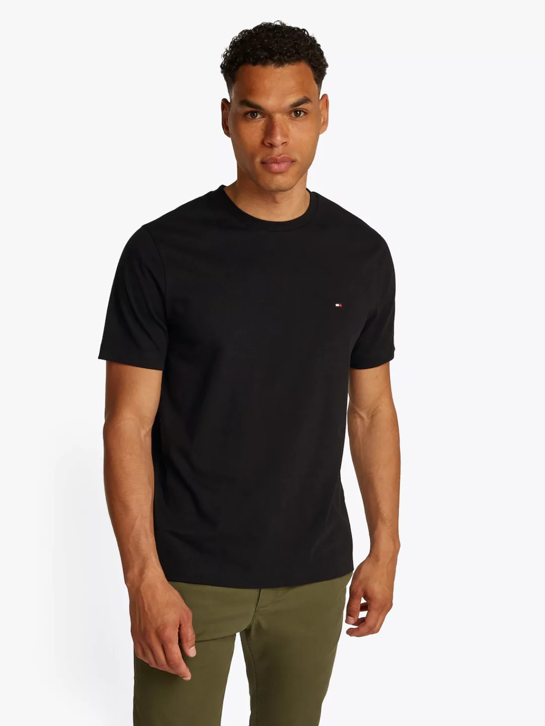 Tommy Hilfiger T-Shirt "ESSENTIAL REG FIT SOLID TEE", mit Rundhalsausschnit günstig online kaufen