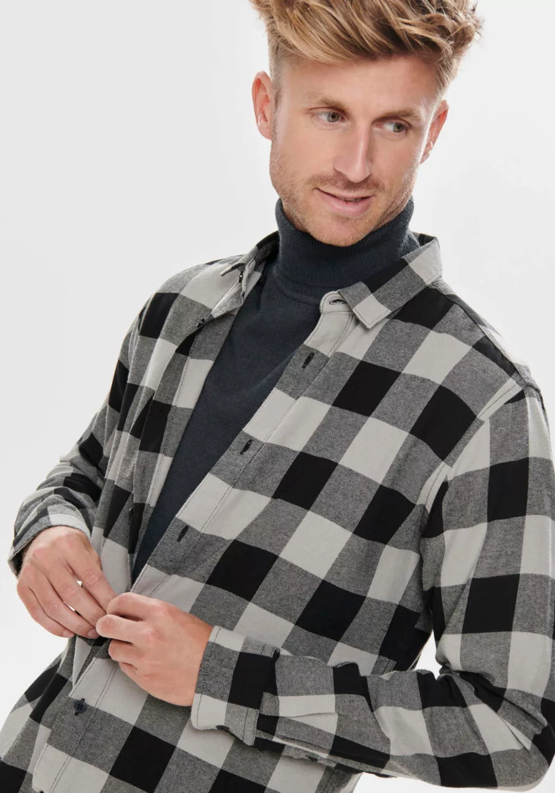 Only & Sons Herren Freizeithemd ONSGUDMUND LS CHECKED SHIRT günstig online kaufen