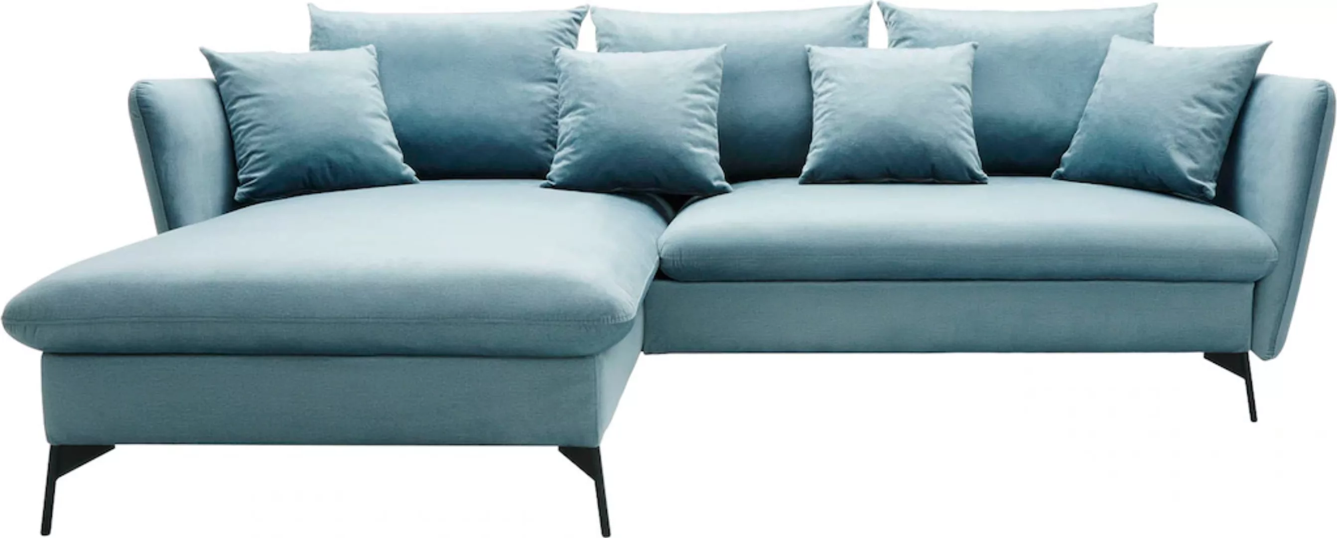 andas Ecksofa "LIVORNO,258 cm, L-Form,", Schlaffunktion u. Bettkasten (139/ günstig online kaufen