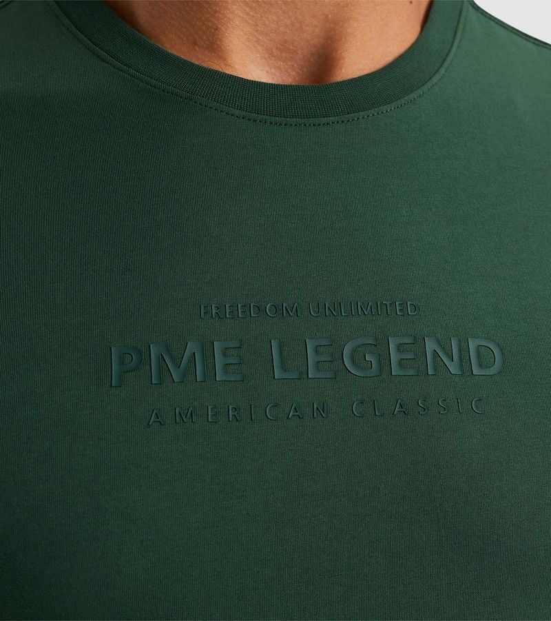 PME Legend Jersey T-Shirt Logo Grün - Größe XL günstig online kaufen