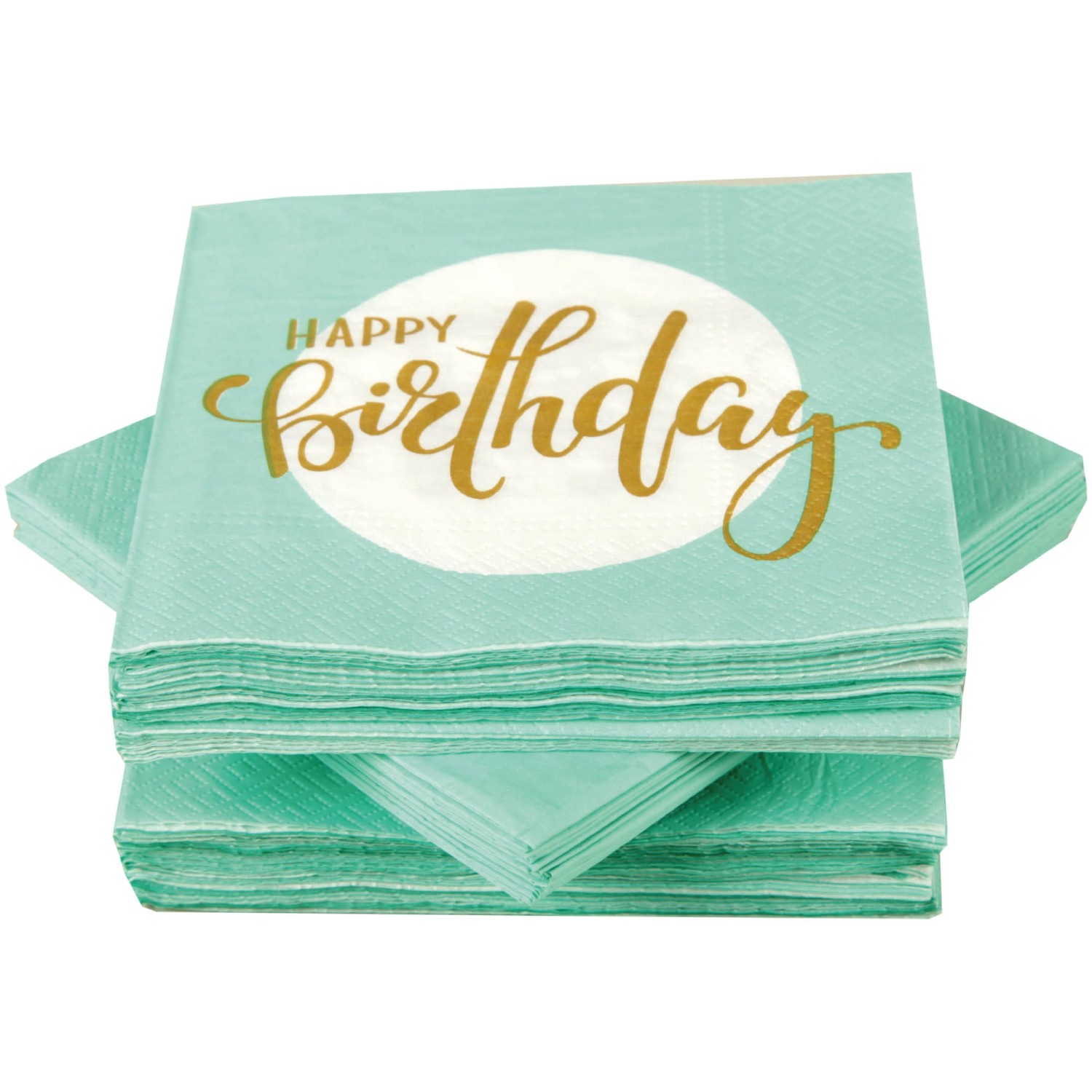 Bestlivings Servietten 33 x 33 cm 3 Lagig 100er Pack Happy Birthday günstig online kaufen